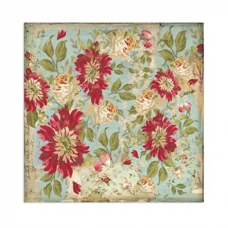 Collection papier Backgrounds - Alice - 20x20 - Stamperia
