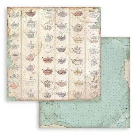 Collection papier Backgrounds - Alice - 20x20 - Stamperia