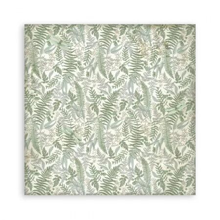 Collection papier Backgrounds - Herbarium Silvae - 20x20 - Stamperia