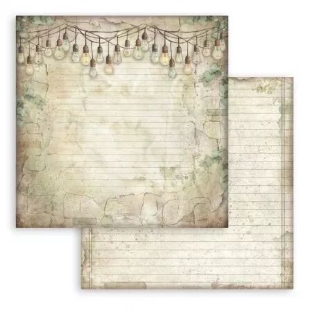 Collection papier Backgrounds - Herbarium Silvae - 20x20 - Stamperia