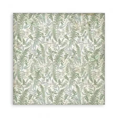 Collection papier Backgrounds - Herbarium Silvae - 20x20 - Stamperia