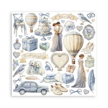 Collection papiers - Timeless  - 30x30 cm - Stampéria