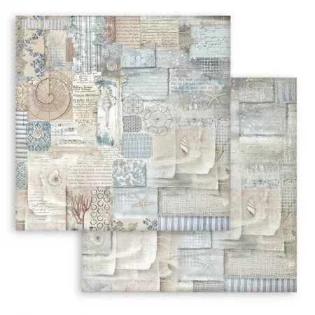 Collection papiers Backgrounds selection - Silent Sea - 30x30 cm - Stampéria