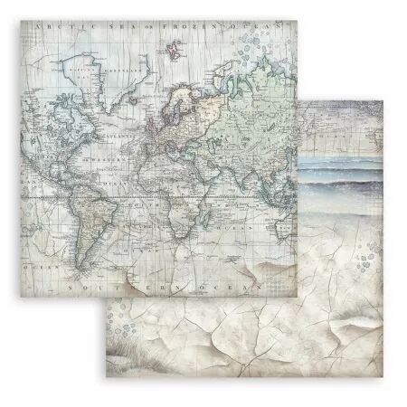 Collection papiers Backgrounds selection - Silent Sea - 30x30 cm - Stampéria