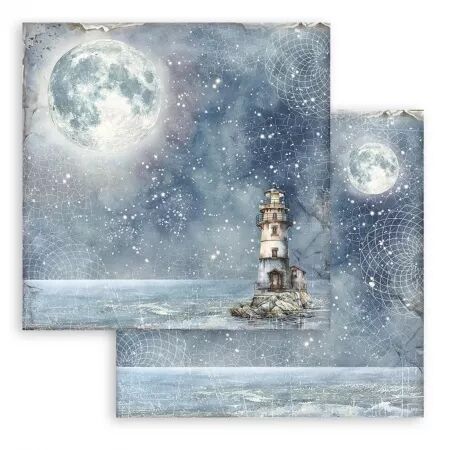 Collection papiers Backgrounds selection - Silent Sea - 30x30 cm - Stampéria