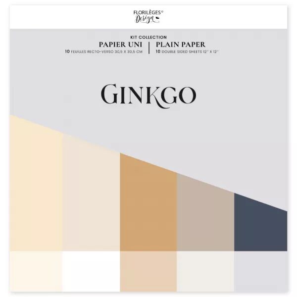 Collection unis - Ginkgo- Floril�ges Design