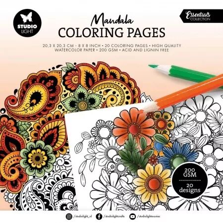 Coloriage - Mandala - Studio Light