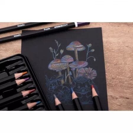 Crayons de couleur - Metallic - Studio Light