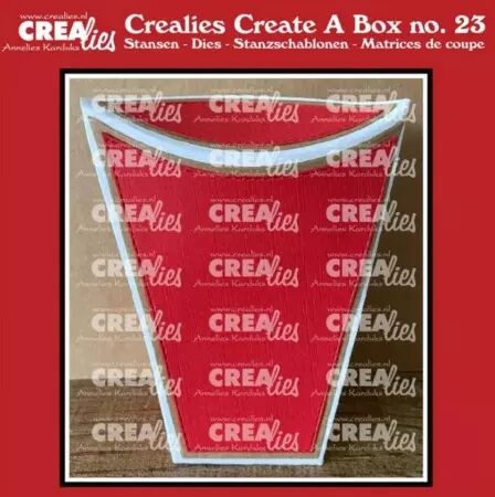 Crealies Create-A-Box #23 - Standing Pillowbox - Boite oreiller verticale