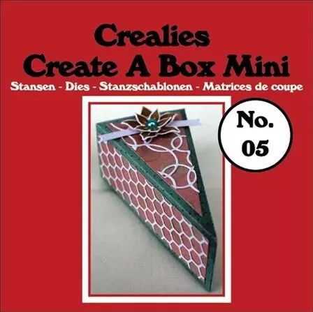 Crealies Create A Box Mini #05- piece of cake - part de g�teau