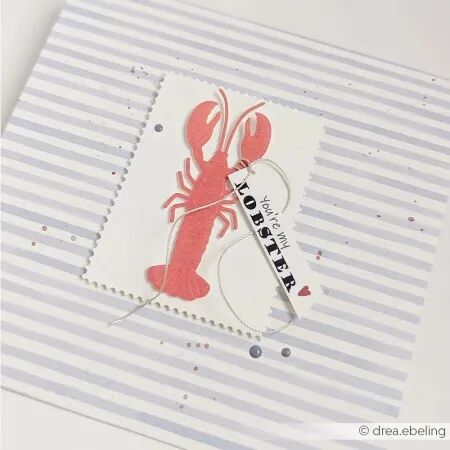 Cut & Emboss Folder - &laquo; Les plaisirs de la mer &raquo; - Alexandra Renke