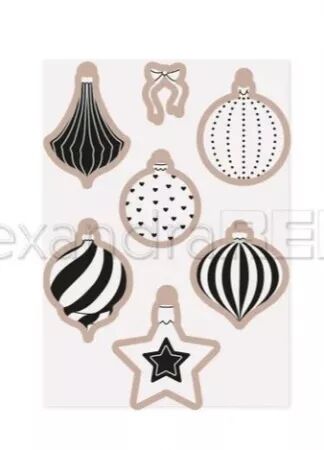 Cut & Emboss Folder - Boules de Noël - Alexandra Renke