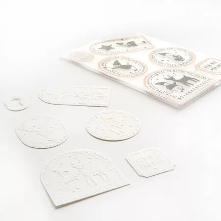 Cut & Emboss Folder - Etiquettes de Noël - Alexandra Renke