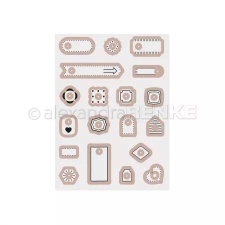 Cut & Emboss Folder - Reinforcer shapes - Alexandra Renke