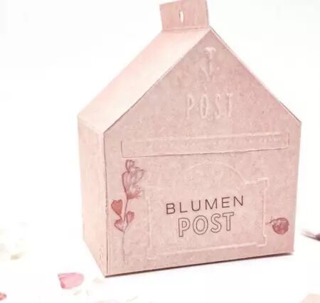 Cut Emboss Folder 3D - Letterbox with envelope - Boite aux lettres avec enveloppe