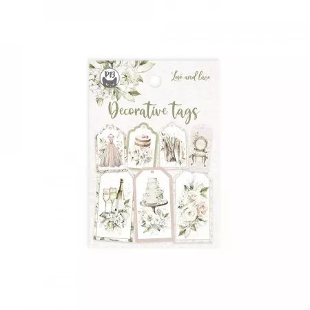Decorative Tags - Love and Lace - étiquettes