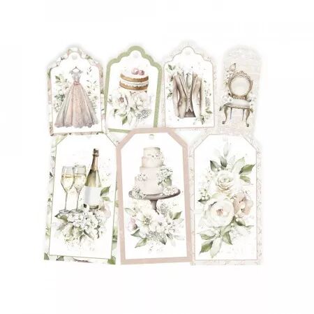 Decorative Tags - Love and Lace - étiquettes