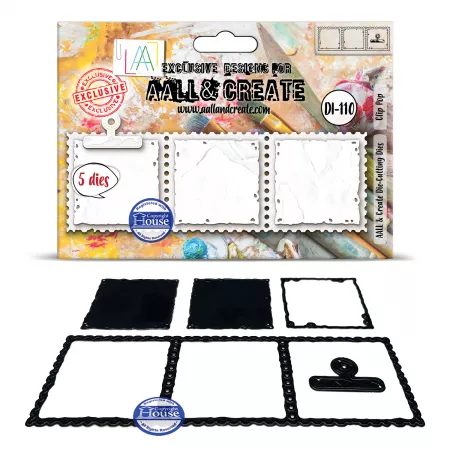 DI-110 - Die-Cutting Die Set - Clip Pop - AALL and Create