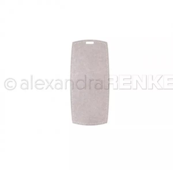 Die -  Inflated Rectangle Narrow Label - Alexandra Renke