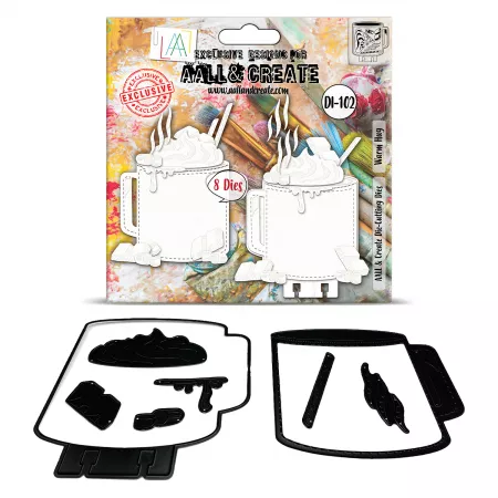 Die  #102 - Carte Memorydex - Warm Hug - aall and create