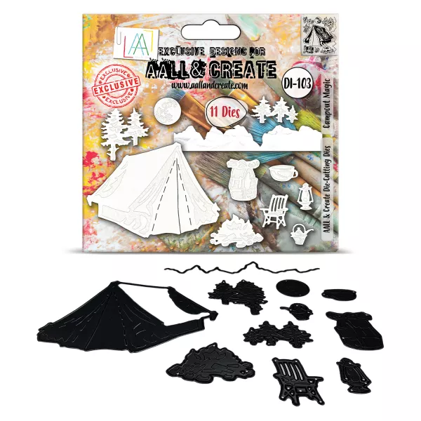 Die  #103 - Campout Magic - Camping - aall and create