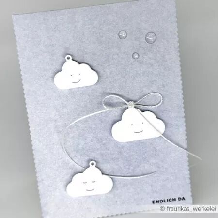 Die - 3 breloques nuages - Alexandra Renke