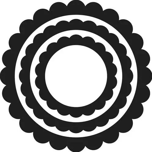 Die - 3 cercles dentelle