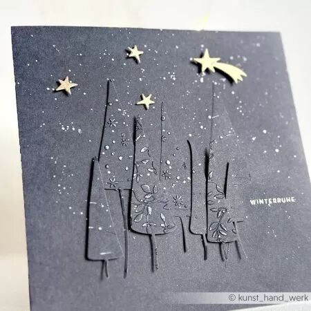 Die - 5 sapins tordus - Alexandra Renke