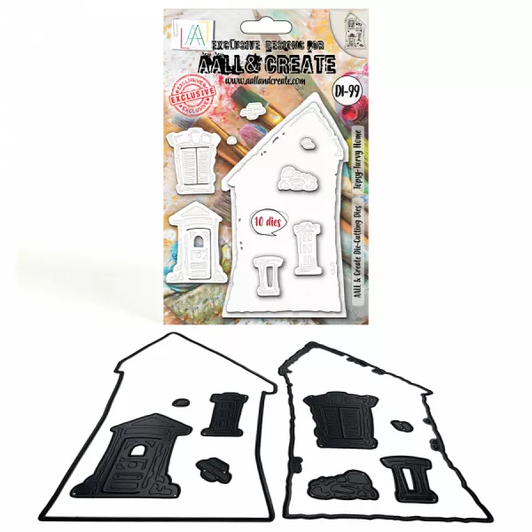 Die  #99 - Topsy-Turvy Home - aall and create