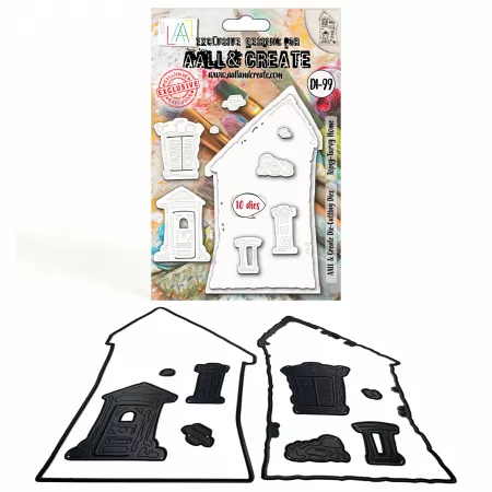 Die  #99 - Topsy-Turvy Home - aall and create