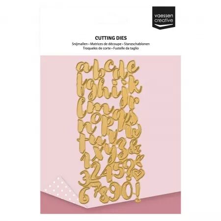 Die - Alphabet & chiffres - Vaessen Creative