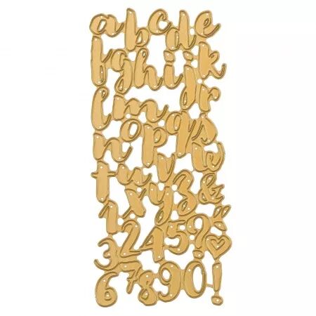 Die - Alphabet & chiffres - Vaessen Creative