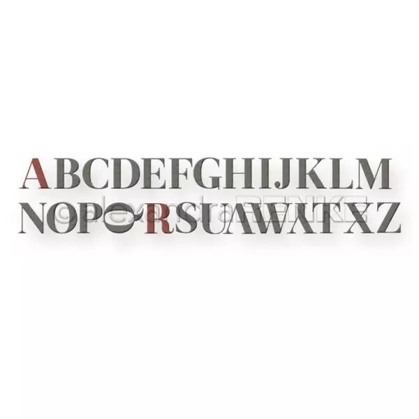Die - Alphabet big