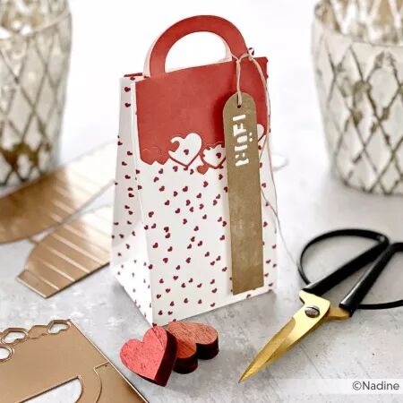 Die - Bag Handles with hearts