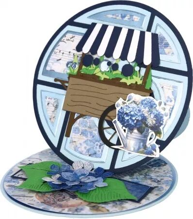 Die - Blue Meadow - Circle frame