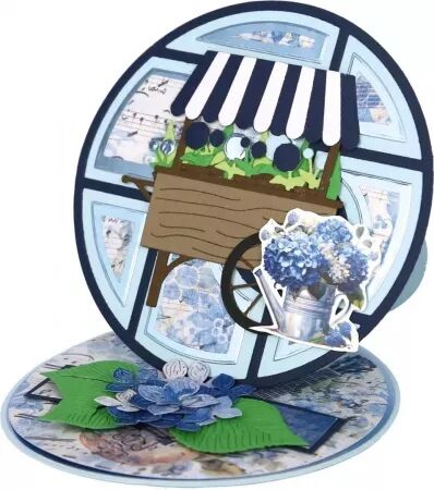 Die - Blue Meadow - Circle frame