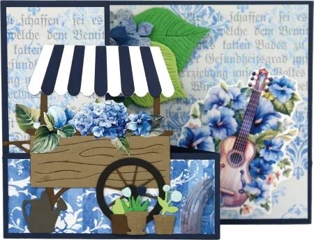 Die - Blue Meadow - Market cart