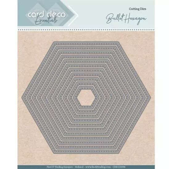 Die - Card Deco Essentials - Bullet Hexagon