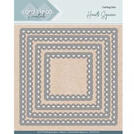 Die - Card Deco Essentials - Hearts square
