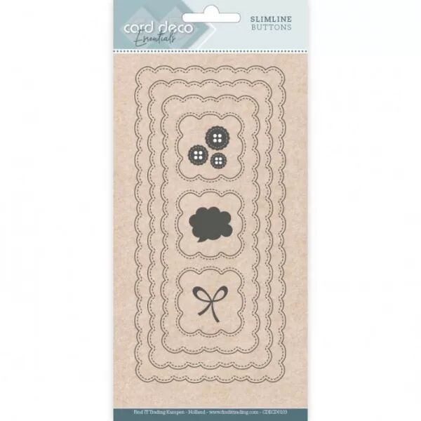 Die - Card Deco Essentials - Slimline Buttons