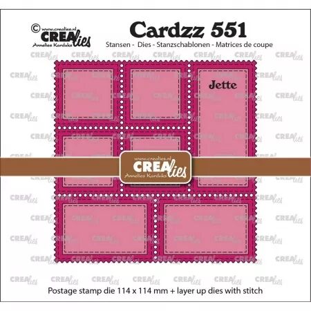 Die - Cardzz - Postage Stamp Frame Jette