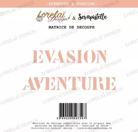 Die - Carnet d\'Evasion - Aventure & Evasion - Lorelaï Design