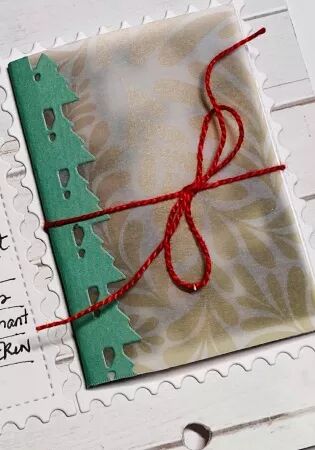 Die - Carnet Enchanté - Bordures sapins - Les Ateliers de Karine