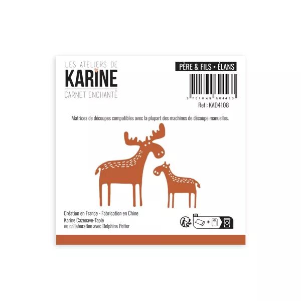 Die - Carnet Enchant� - P�re & fils - Elans - Les Ateliers de Karine