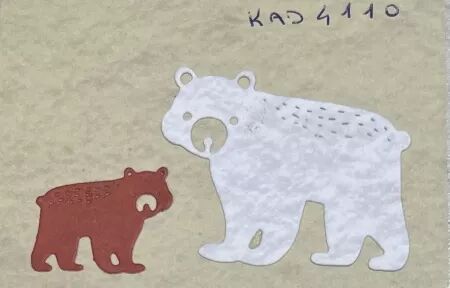 Die - Carnet Enchanté - Père & fils - Ours - Les Ateliers de Karine