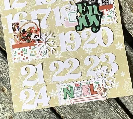 Die - Carnet Enchanté - Traineau & flocons - Les Ateliers de Karine