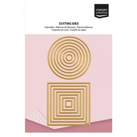 Die - Cercles & Carr&eacute;s - Vaessen Creative
