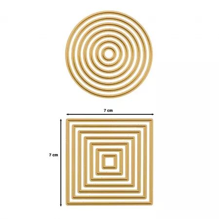 Die - Cercles & Carr&eacute;s - Vaessen Creative