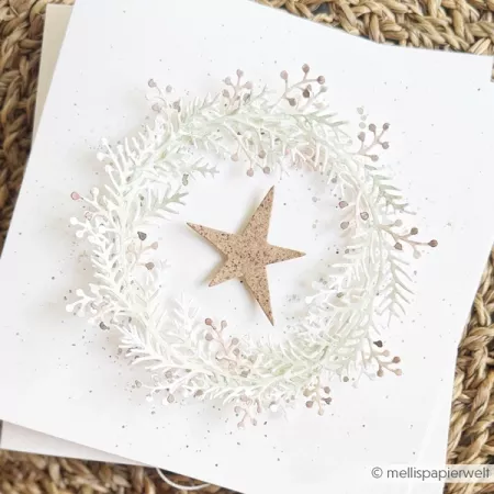 Die - Couronne de sapin avec baies