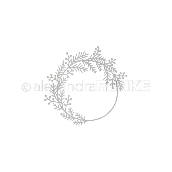 Die - Couronne de sapin avec baies